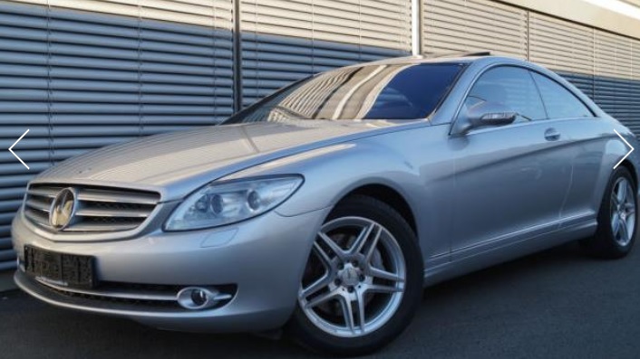 Left hand drive MERCEDES CL CLASS CL500 WITH AMG PACK
